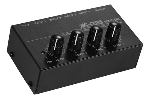 Mezclador De Audio De 4 Canales Consola Mezcladora