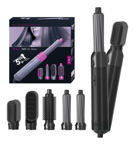 Secador De Cabelo Multifuncional 5 Em 1 Com Cali Air Comb 11