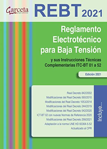 Reglamento Electrotecnico Para Baja Tension (rbt) -2021 Vv. 