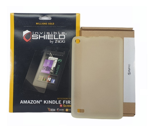 Forro Y Vidrio Templado Tablet Amazon Kindle Fire Cod 141