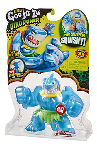 Figura De Acción Heroes Of Goo Jit Zu Dino Power Thrash Shar