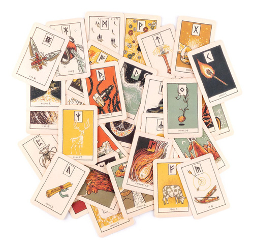 Juego De Cartas De Runas Cartas De Oráculo De Runas Juego De