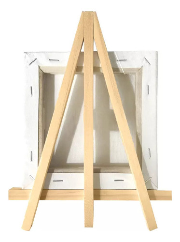 10pcs Mini Tablero De Dibujo 10 * 10cm Con Soporte De Madera