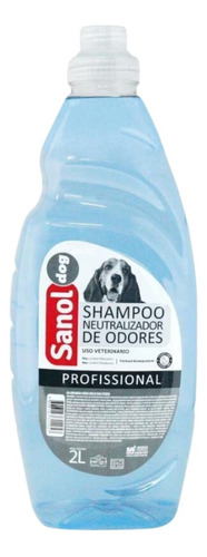 Shampoo Neutralizador Odores Cão Sanol Dog Profissional 2l