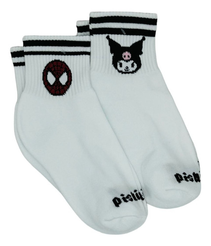Dibujos Animados 2 Pares Calcetines Afelpados Aesthetic