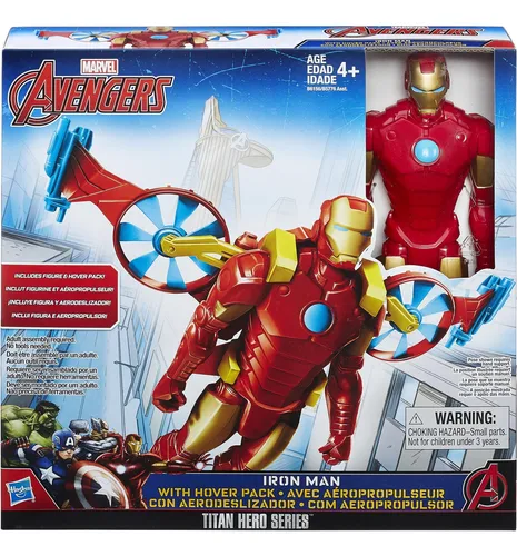 Marvel Titan Hero Series Iron Man Con Paquete Flotante
