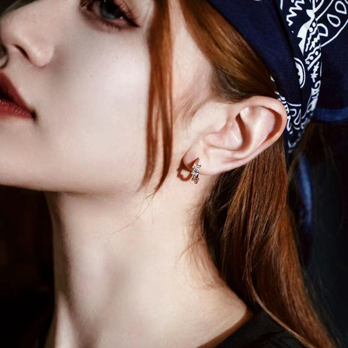 Pendientes De Hip Hop Lightning Para Hombres Y Mujeres