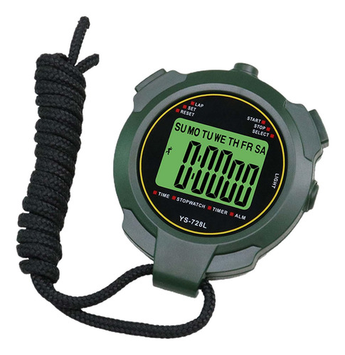 Cronómetro Digital Temporizador Fecha Reloj Electrónico