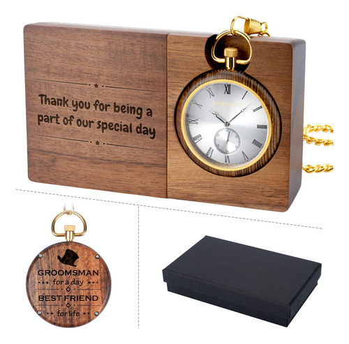 Reloj De Bolsillo 2win Personalizado Grabado Para Hombres Color