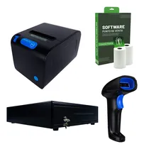 Comprar Kit Punto De Venta Impresora 80mm Lector Inalambrico Cajón