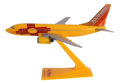 Southwest Airplane Mexico Miniatura Modelo Plastico Snap Fit