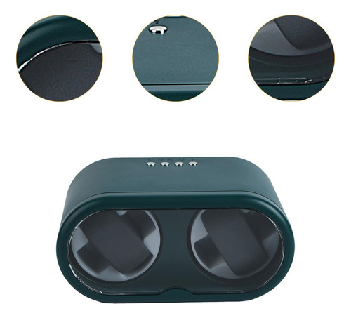 Caja Expositora Automática Con Doble Bobinador De Relojes Co