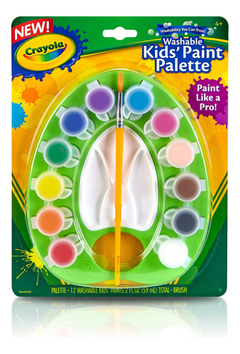 Tempera Crayola Mini X 12 + Pincel + Paleta