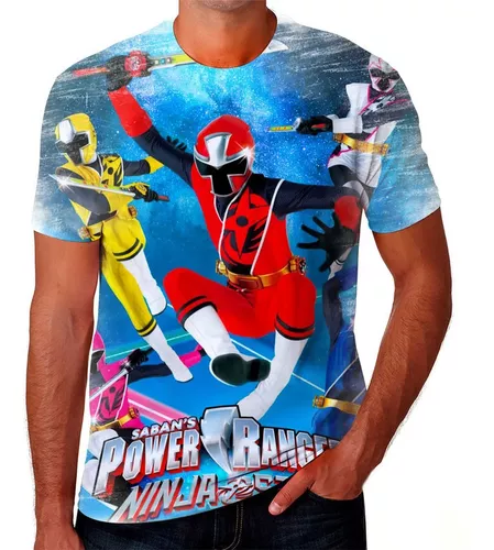 Camiseta Camisa Power Rangers Desenho Herois Menino Tv K009_x000D_ - JK  MARCAS - Camiseta Infantil - Magazine Luiza