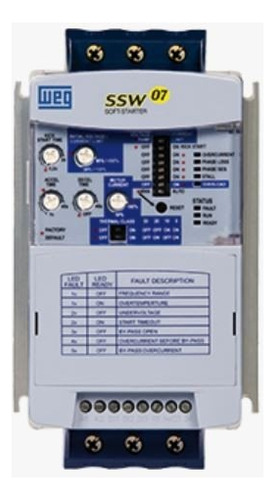 Soft Starter Ssw07 30a T5sz 220-575v Weg 10194172