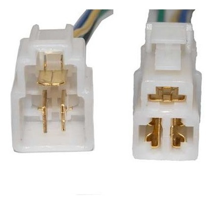 Conector Universal 3 Via Kit Macho Hembra 3 Pines Triangular