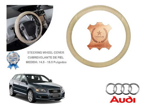 Funda Cubrevolante Beige Piel Audi A3 2010