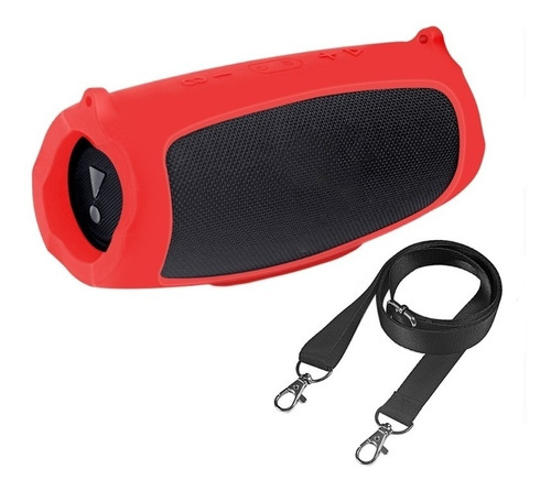 Funda Silicona Altavoz Charge5-rojo