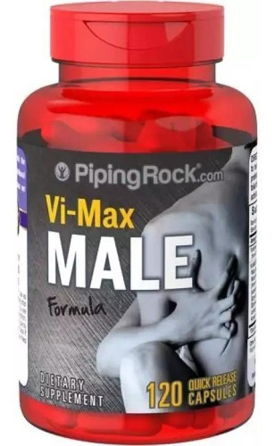 Suplemento dietario Piping Rock Vi-Max Male Formula frasco com 120 capsulas sem sabor