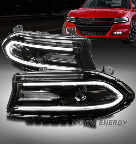 For 15-18 Dodge Charger Hid/xenon Led Tube Projector Hea Nnc