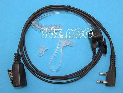 Cable Seguridad Vigilancia 2 Kit Auriculares Auricular Radio