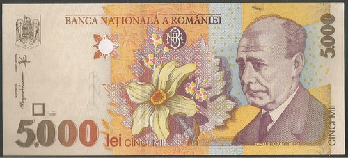 Rumania, 5000 Lei 1998 P107a