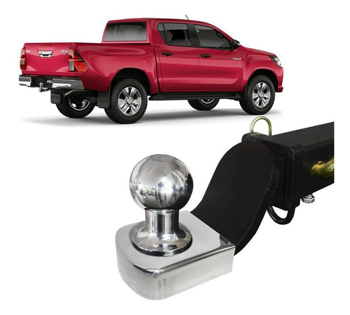 Imagem 6 de 6 de Engate Reboque Hilux 2005 2006 2007 Removivel Tração 1500 Kg