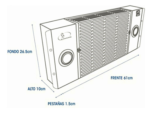 Sanaire Phillaxnm Extractor Empotrable Para Campana,