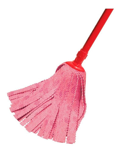 Mop Clásico Extra Resistente Vileda Color Rosa
