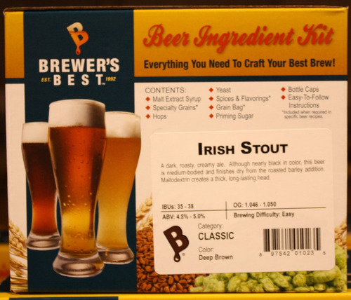 Brewers Best Bik1023 Irish Stout Homebrew Beer Ingredient Ki