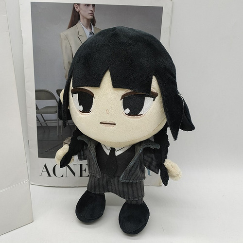 Set Peluches Wednesday Merlina Addams Y Enid Sinclair 25 Cm