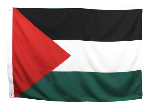 Bandeira Da Palestina Padrão 3 Panos (1,92x1,35)