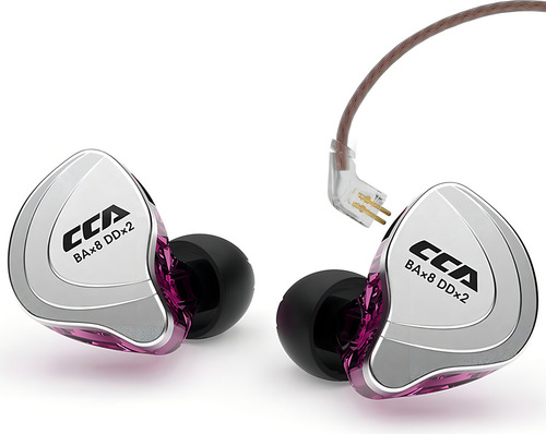 Cca C10 Auriculares Intrauditivos Con Monitor 10 Híbridos Y