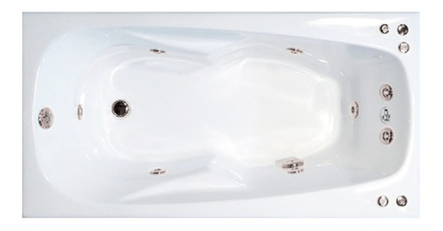 Hidromasaje Jacuzzi Acrílico Blanco  190 X 90 8 Jet Premium