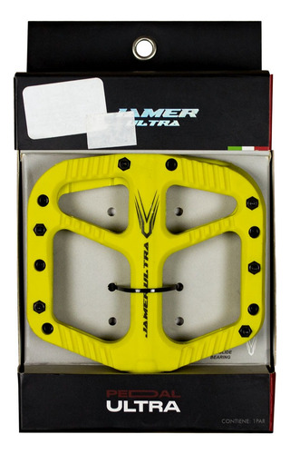 Pedal Mtb Jamer Ultra Ultra Nylon Amarillo