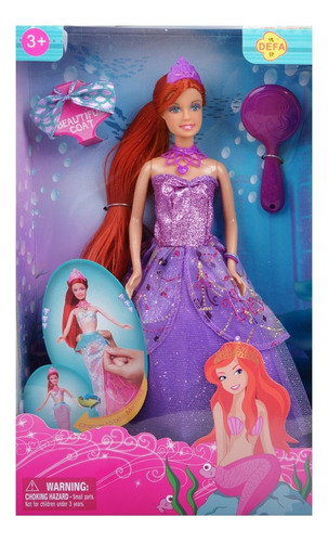 Muñeca Tipo Barbie Princesa-sirena Fenix Envio Full (30017)
