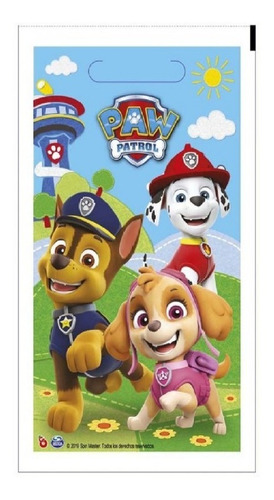 Pack X 10 - Bolsitas De Cumpleaños  - Paw Patrol 