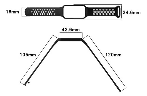 Correa De Silicona Para Xiaomi Band Redmi2 Mi Band 8active,
