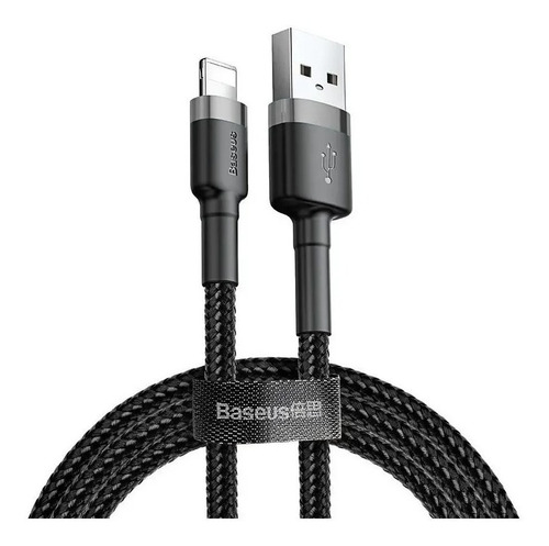 Imagen 1 de 10 de Cable Cargador Usb Baseus Lightning 3mts Reforzado 2a iPhone