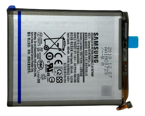 Flex Bateria Galaxy A20 A30 A30s A50 Eb-ba505abb Nacional
