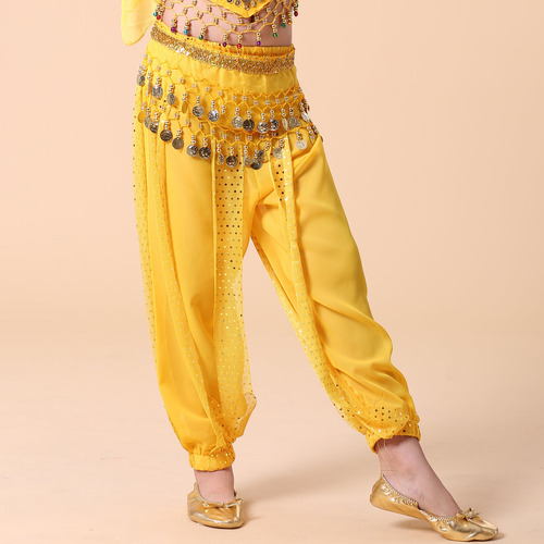 Pantalones De Baile Indios Para Danza Del Vientre Con Detall
