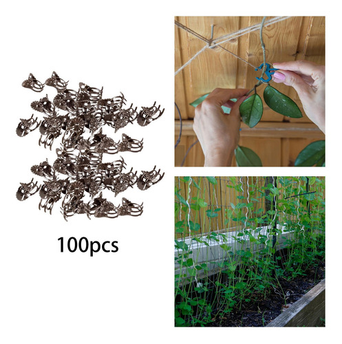 100 Piezas Clips De Soporte Para Plantas Abrazadera De