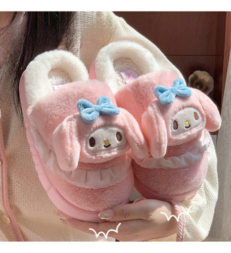 Pantuflas Calentitas Suela Inyectad Personajes Sanrio Kawaii
