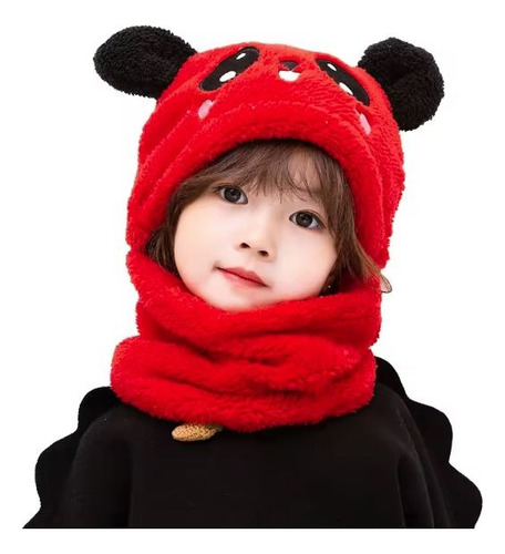 Gorro Bufanda Niños Frío Abrigador En Lana