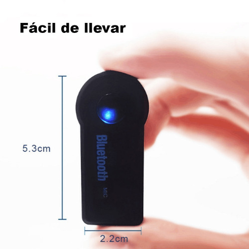 Imagen 9 de 9 de Adaptador De Audio 3.5mm A Bluetooth Autoestéreo Musica Call