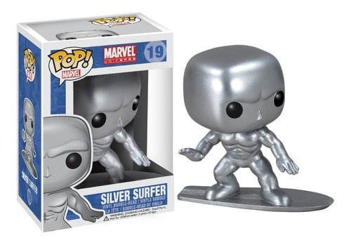 Surfista Prateado Silver Surfer - Funko Pop Boneco