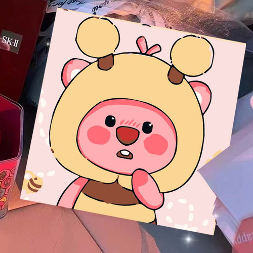 Pintura Digital De Bricolaje, Lindos Dibujos Animados Para C