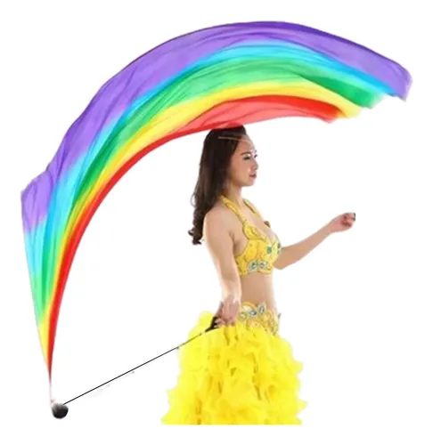 comprar Velo De Seda De Danza Poi Velo De Seda De Danza Multicolor P