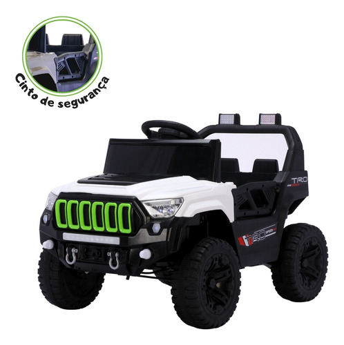 Jipe Titan Xr Carrinho Com Controle Remoto Pedal Sons Luz