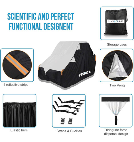Funda Para Utv, Protector De Nieve Universal Para Lluvia Sol
